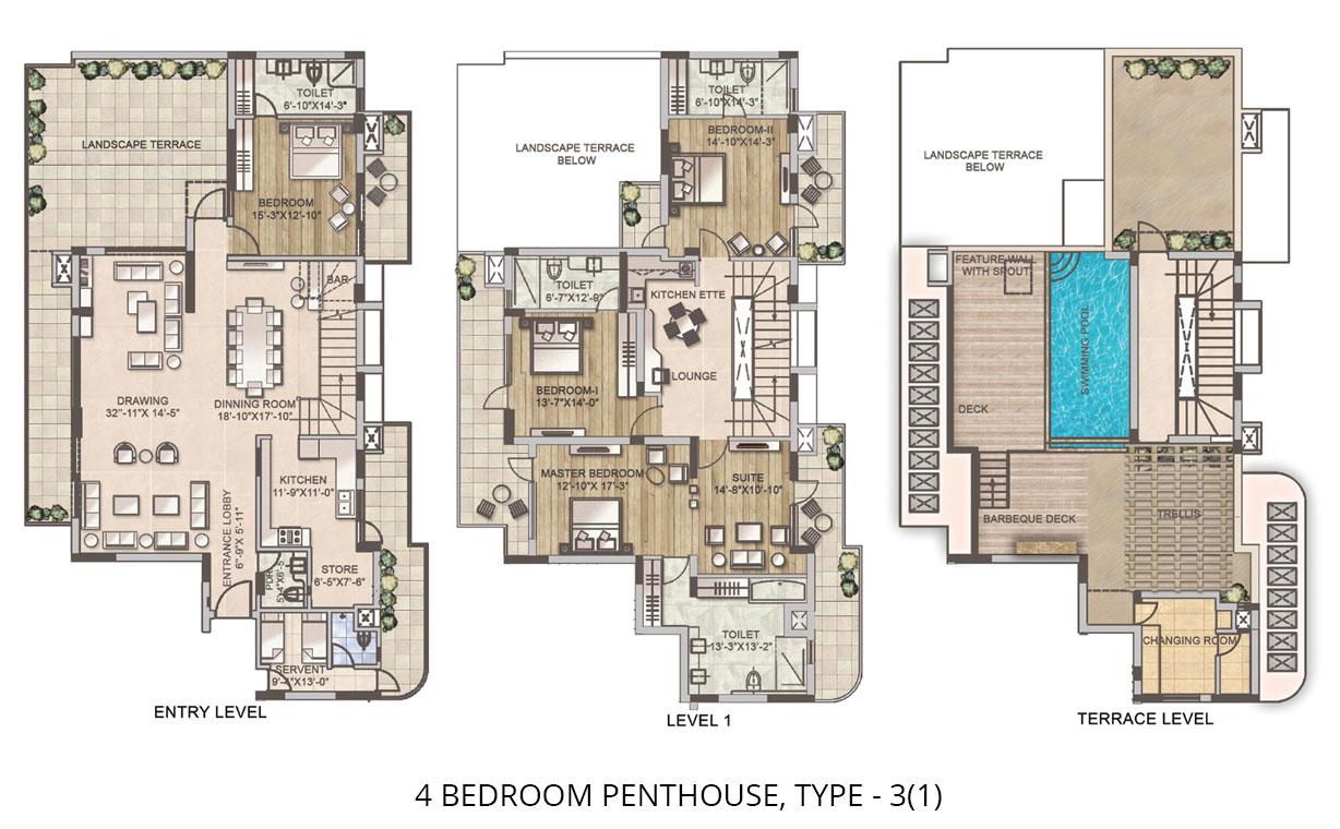 4 Bedroom PenthouseType-3(A)