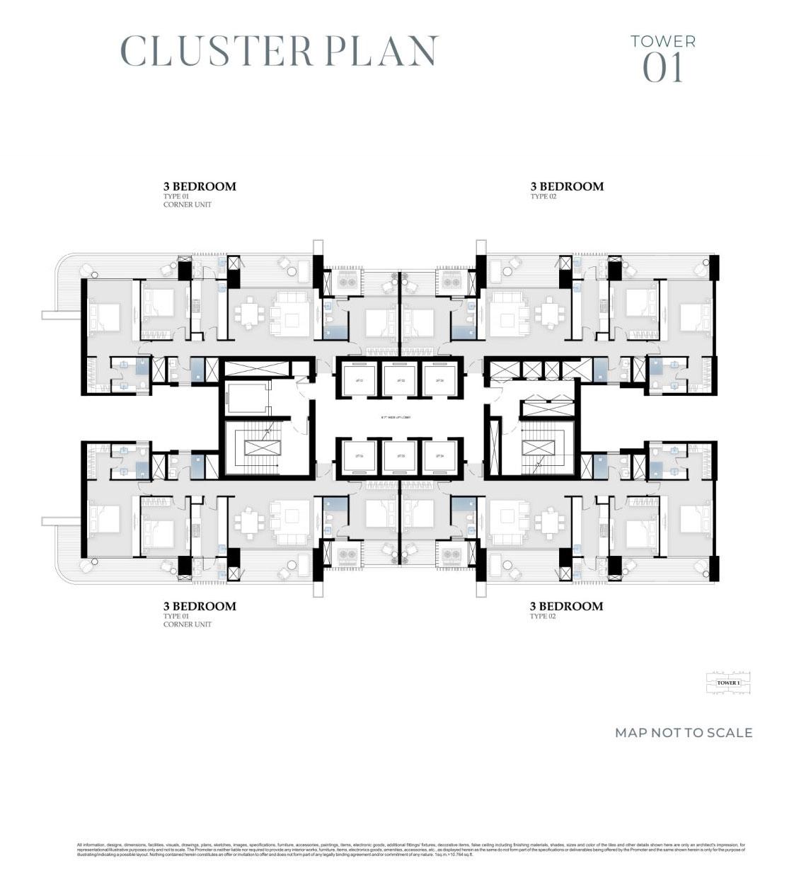 Cluser Plan / Tower 01