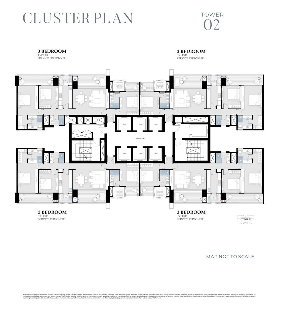 Cluser Plan / Tower 02