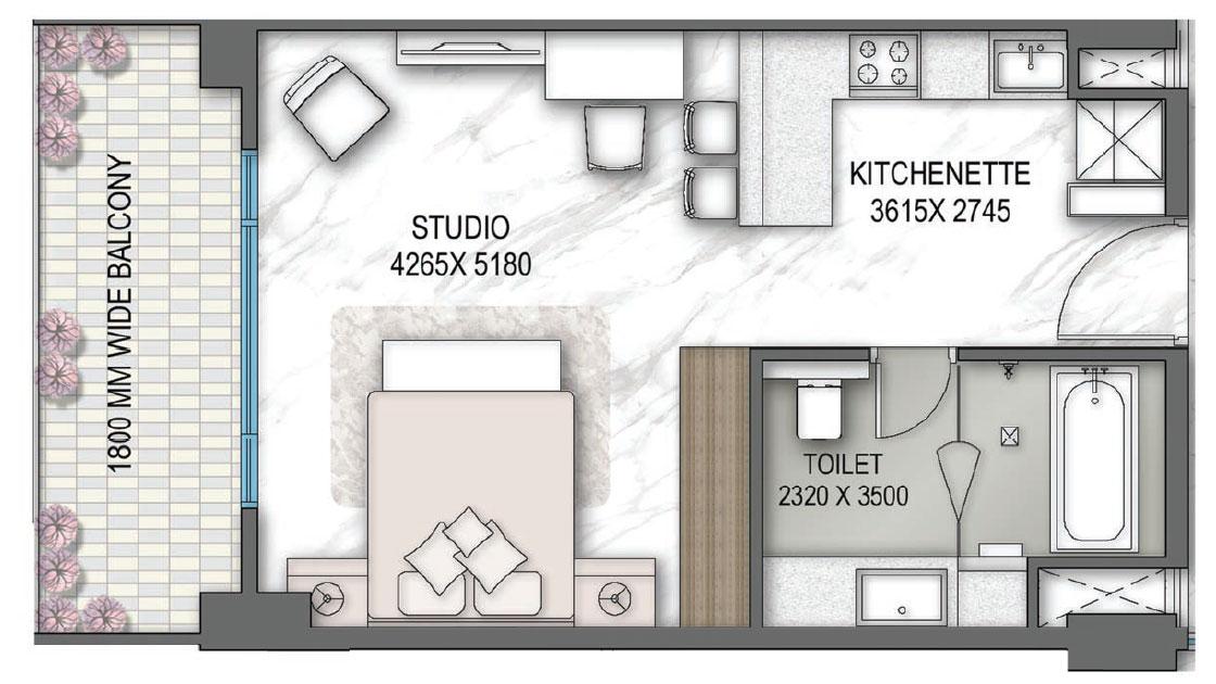 Studio Apartment