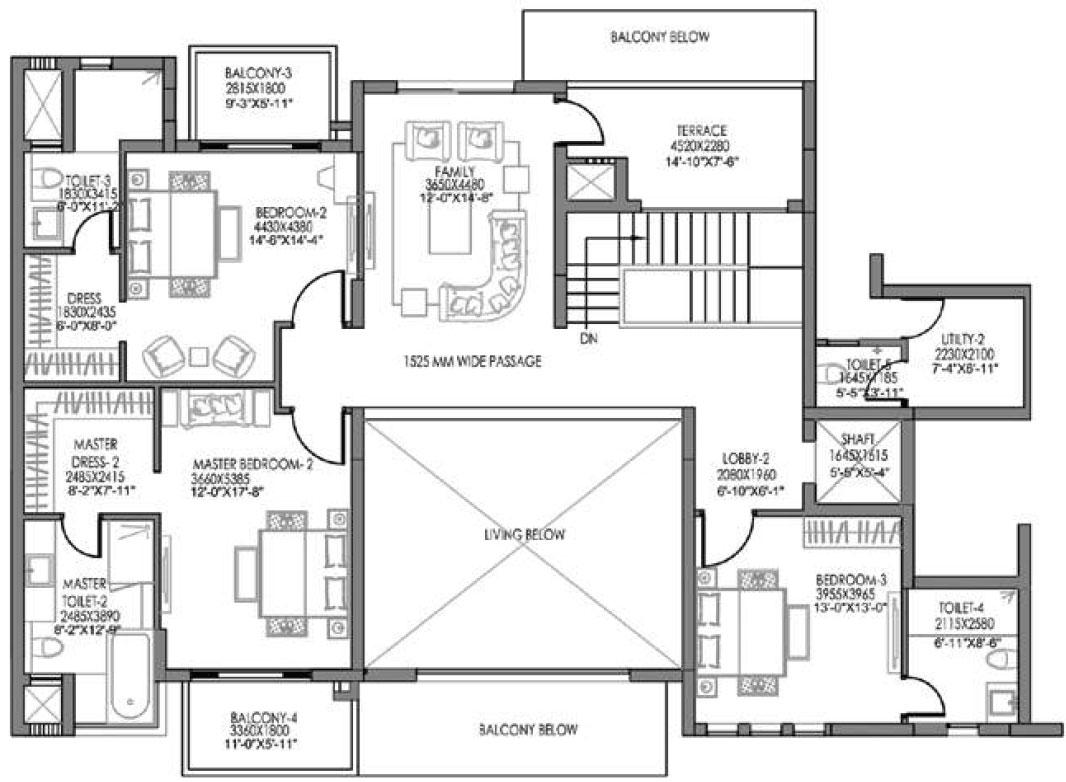 Straight Dupex Upper Unit 1 Typical Lower Upper Plan Duplex Slabs - S2, S6 & S10