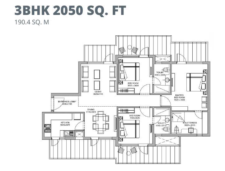 3BHK
