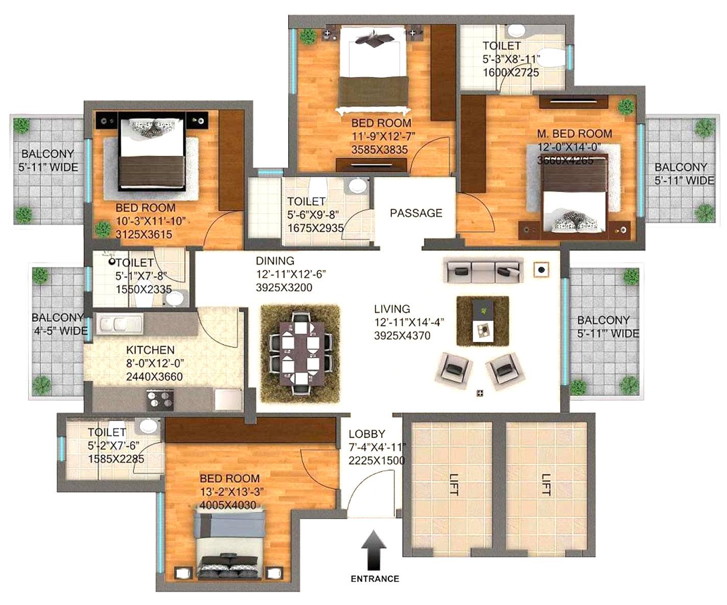 4 BHK