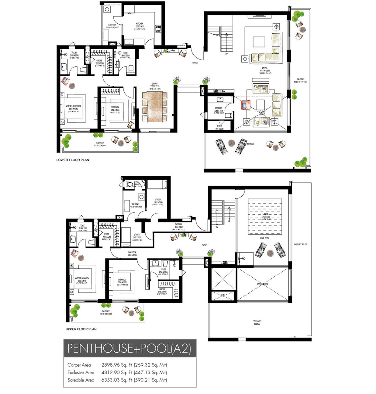 PENTHOUSE + Pool (A2)